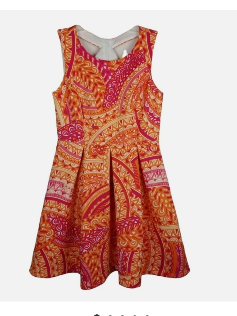 Sandra Darren Fit & Flare Sleeveless Summer Dress Size 6